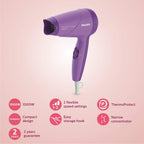 PHILIPS Hp8100/46 Hair Dryer (Purple) Hp8100/60 Hair Dryer (Blue),1000 Watt