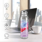 MILTON Helix 1000 Water Bottle, 1 Litre, Reusable Plastic Fridge Bottle, BPA Free and Leak Proof Bottles for Travel, Work, Pack of 1, Purple