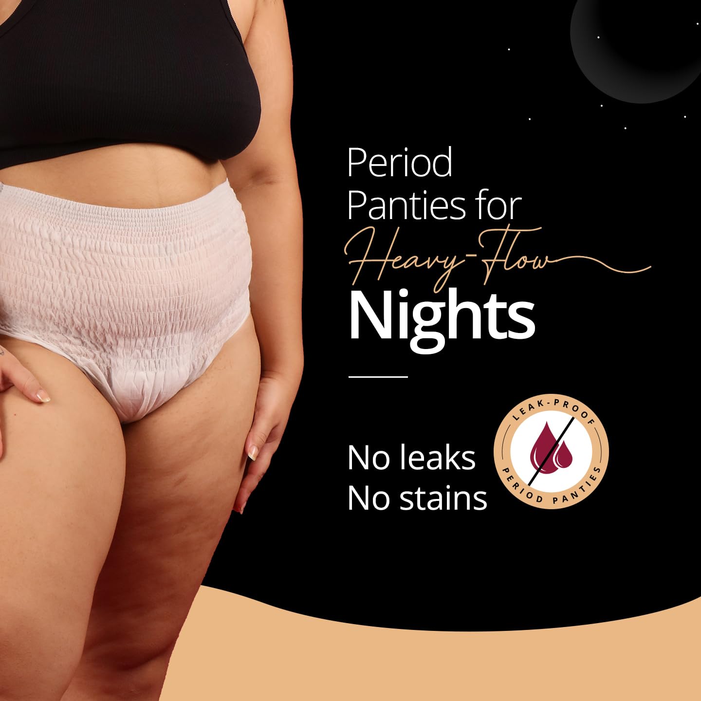 Carmesi Disposable Period Panties for Women - Pack of 10 (XL-XXL) | 360° Protection for Super Heavy Flow | Leak Proof & No Rashes | Maternity Panties | All Night Protection | Ultra Absorbent Core