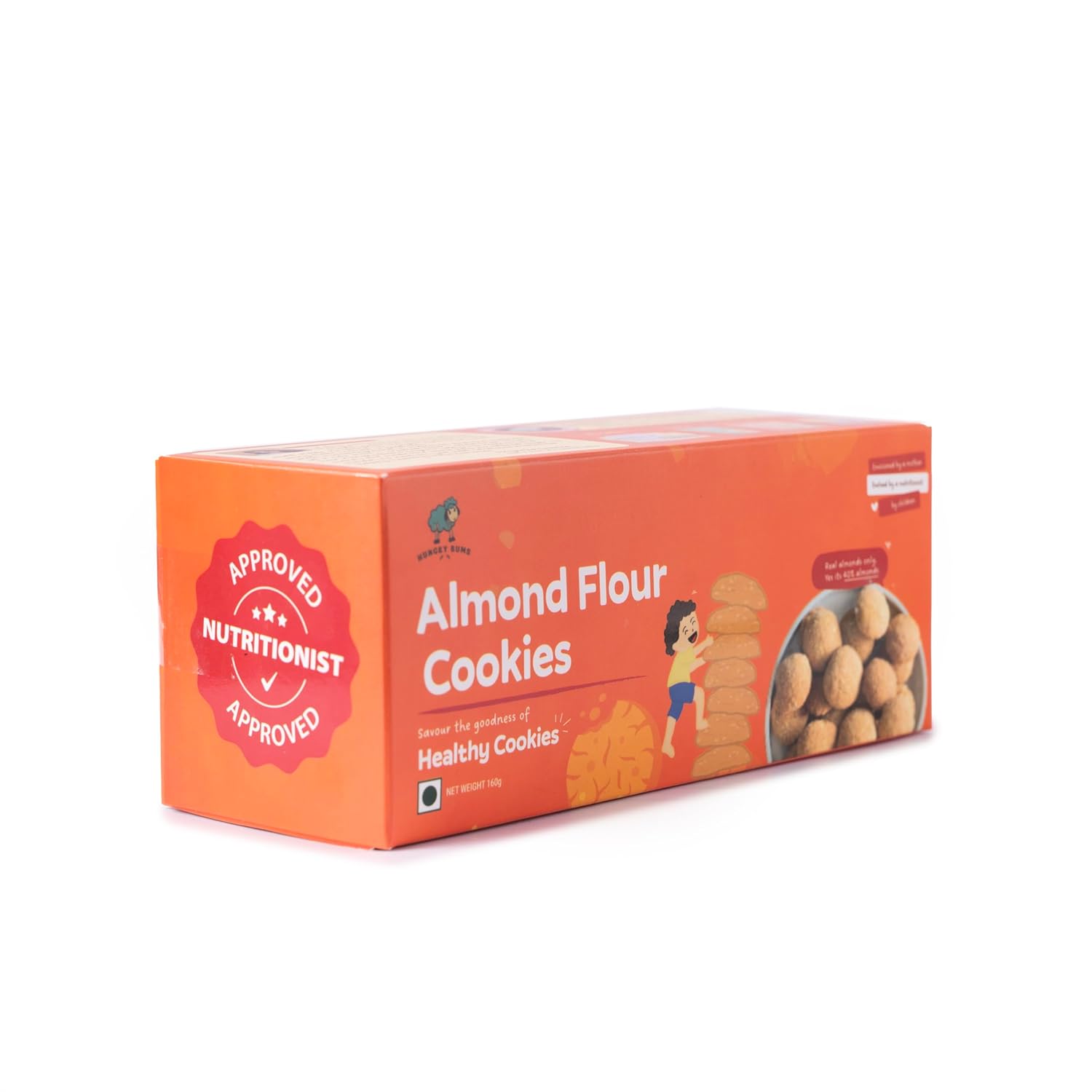 Hungry Bums Almond Biscuits - 160gm