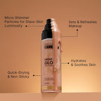 Swiss Beauty Select High on Glow Hydrating Fixer with glass-like glow
