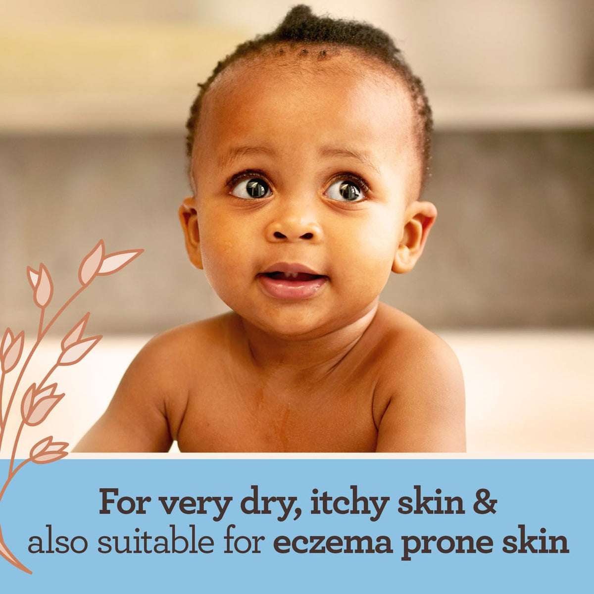 Aveeno Baby dermexa Moisturising Wash with Natural Oatmeal and Provitamin B5, Fragrance-Free, Hypoallergenic, 236 ml