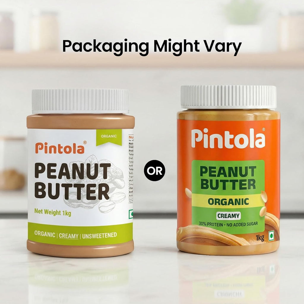 PINTOLA Organic Peanut Butter (Creamy) (1kg)