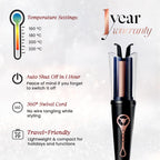 Urban yog MakeMeeBold Automatic Hair Curler| Easy Two-Way Curling Iron with 4 Temperature Settings | Gifts for woman | Anti-Scald Design, Quick Curls in 10-15 Min, Tangle-Free