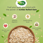 Pearl Organic Fresh Rolled Oats 800gm