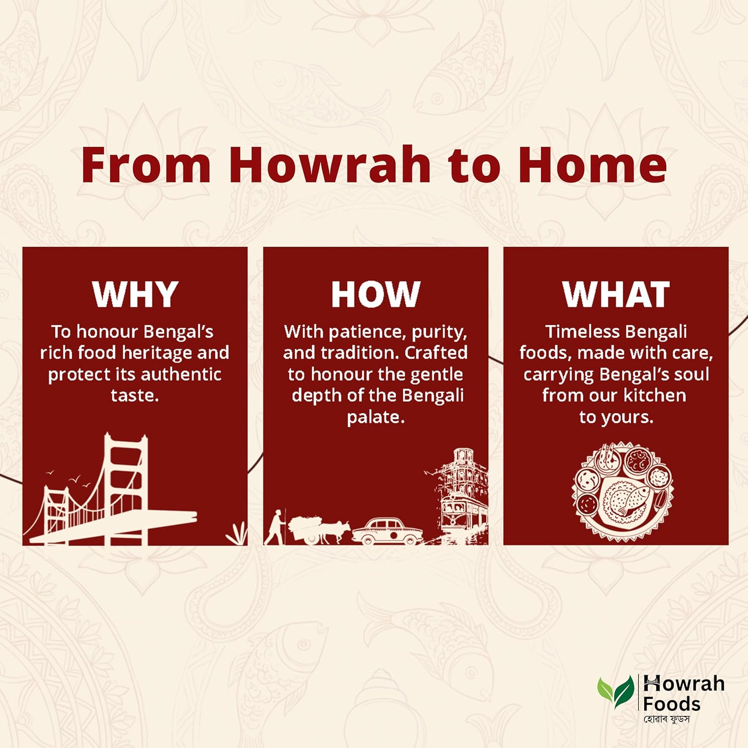 Howrah Foods Bengali Plain Roasted Chana 500g