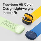 realme Buds T110 True Wireless in Ear Earbuds with 10mm Dynamic Bass Boost Driver, 38 Hours Playback, AI ENC, 88ms Low Latency & IPX5 Water Resistant (Country Green)