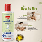 LuvLap Baby Massage Oil with Almond, Virgin Coconut Oil &amp; Vitamin E