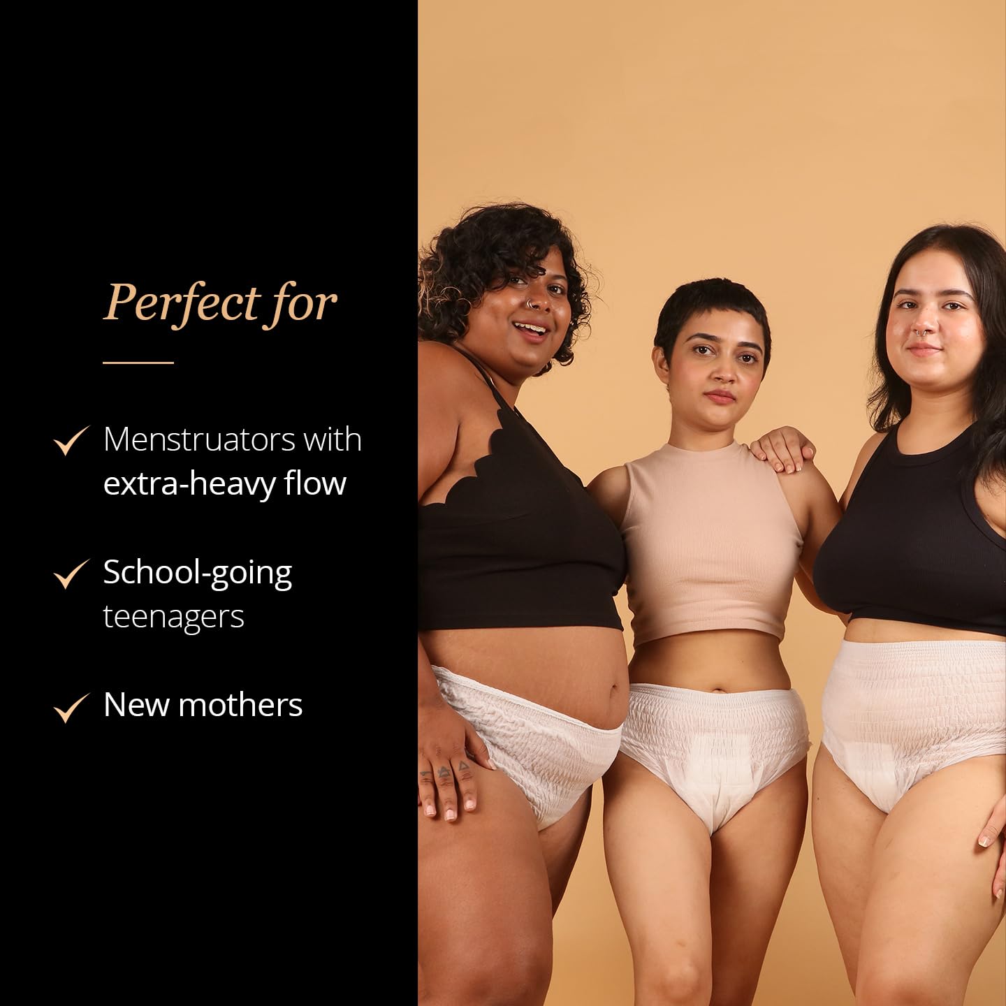 Carmesi Disposable Period Panties for Women - Pack of 10 (XL-XXL) | 360° Protection for Super Heavy Flow | Leak Proof & No Rashes | Maternity Panties | All Night Protection | Ultra Absorbent Core