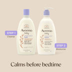 Aveeno Baby Calming Comfort Bath Lavender & Vanilla Lotion 18 Ounce