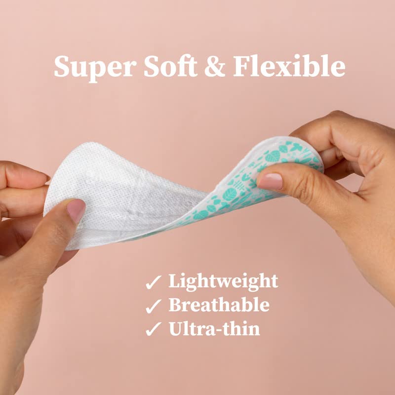 Anandi Panty Liners For Women | Daily Use Liners 190mm - 80 Pieces | Biodegradable Compostable Organic Liner | Certified 100% Organic Cotton Top Sheet