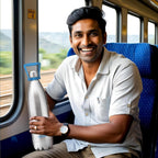 Milton Duo 2200 Thermosteel 24 Hours Hot and Cold Water Bottle with Handle, 2.02 litres, Silver