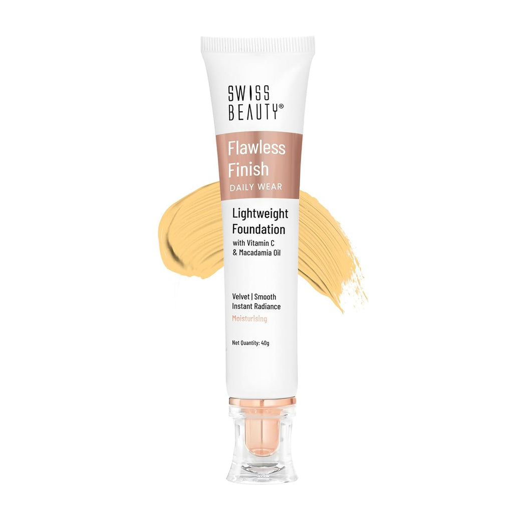 Swiss Beauty Flawless Finish Foundation | Medium Coverage ,50gm