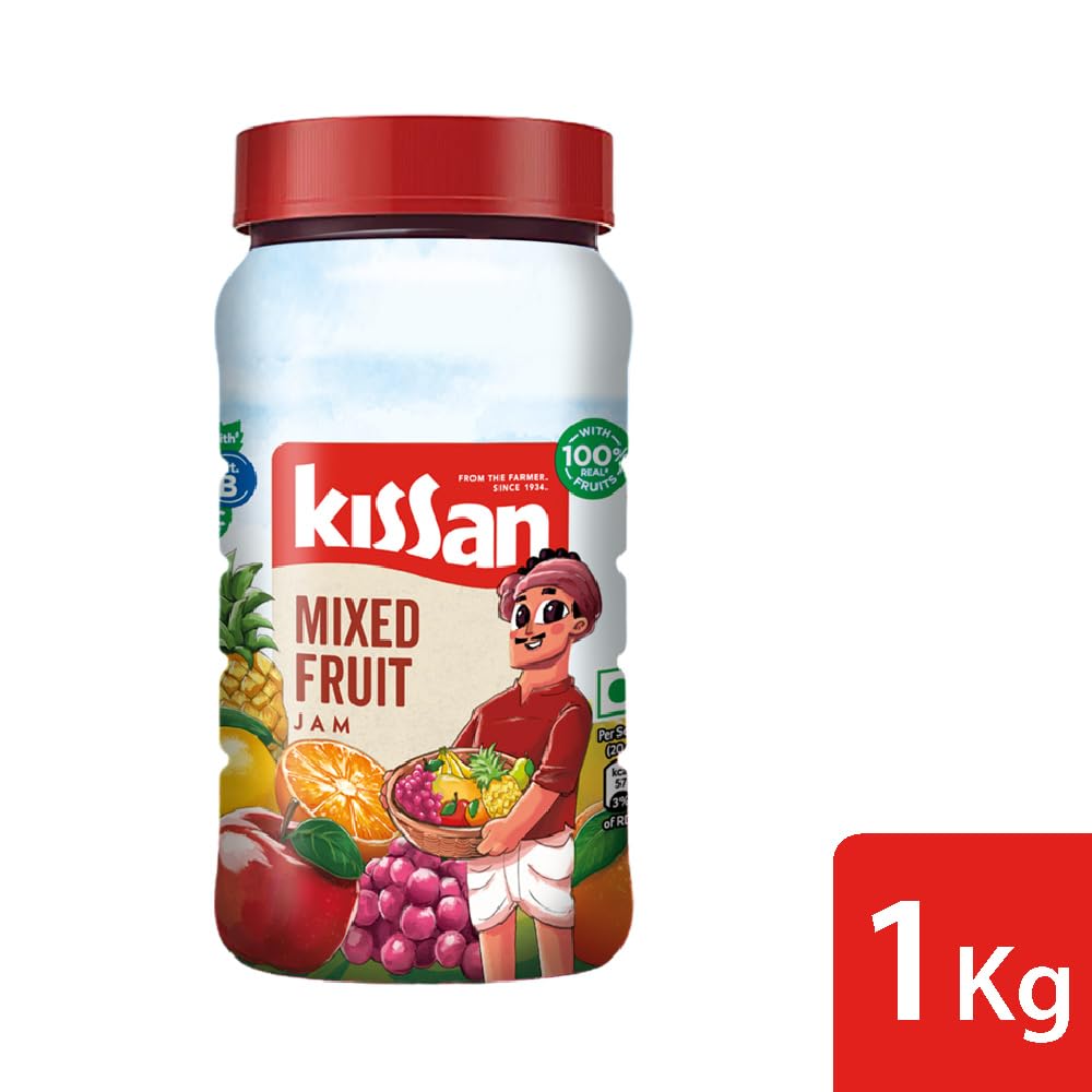 Kissan Mixed Fruit Jam 1 kg Bottle
