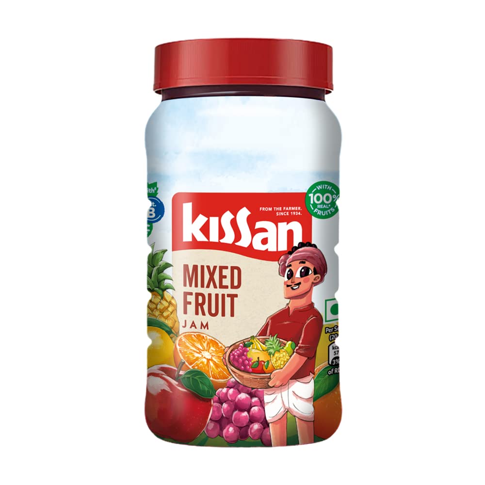 Kissan Mixed Fruit Jam 1 kg Bottle