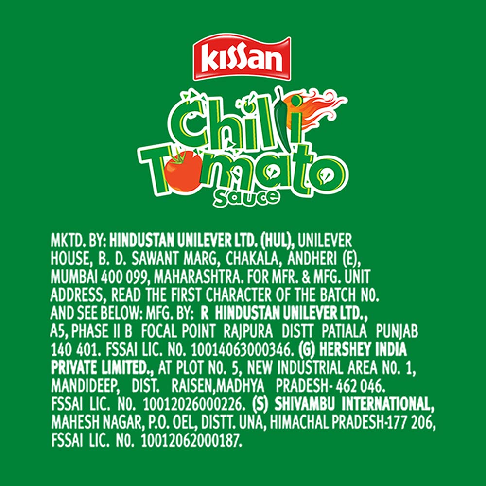 Kissan Chilli Tomato Sauce Bottle 500 g
