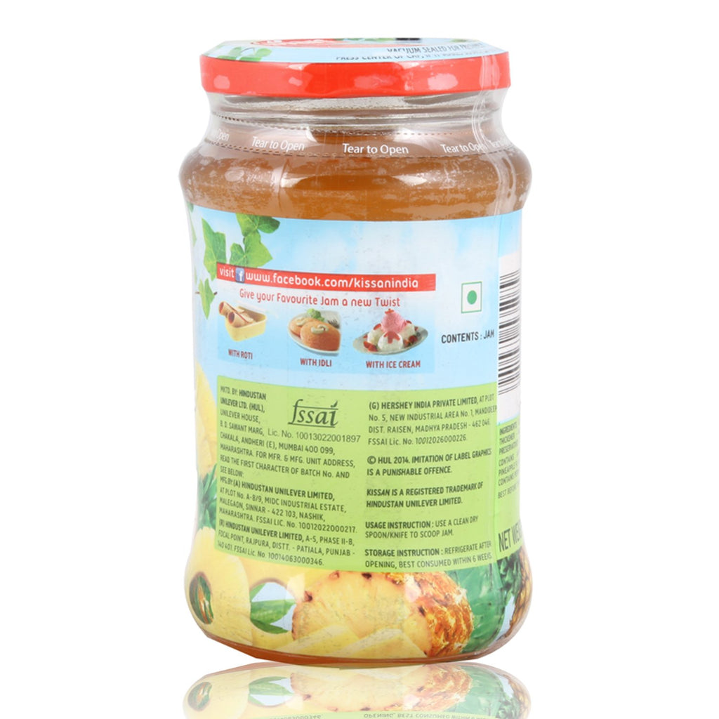 Kissan Jam - Pineapple, 500g Bottle