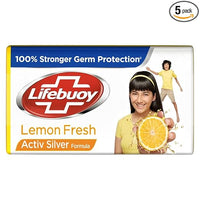 Lifebuoy Lemon Fresh 100% Stronger Germ Protection Soap Bar|| 4 x 125 g
