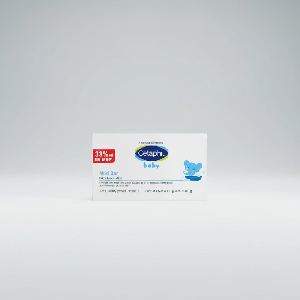Cetaphil Baby Mild Cleansing Bar for Newborns &amp; Babies 4 x 100 gm