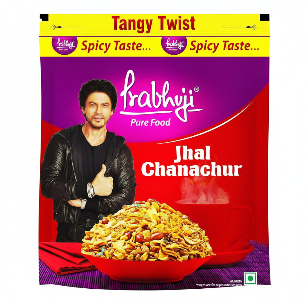 Prabhuji Pure Food Jhal Chanachur Tangy Twist Namkeen 900g