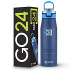 Stainless Steel Water Bottle Atlas Denim Blue 740ml