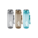 MILTON Hector 1000 Pet Water Bottles, Set of 3, 1 Litre Each, Assorted, Reusable Plastic Fridge Bottle, BPA Free and Leak Proof Bottles for Travel, Work