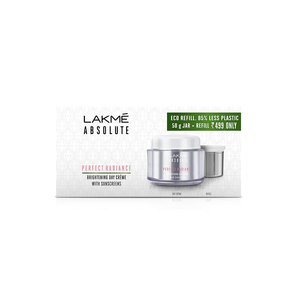 LAKMÉ Absolute Perfect Radiance Day Creme With Refill Pack (50G + 50G), Cream