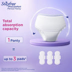 Stayfree ProComfort Period Panty for Women | Disposable Period Pants Pack of 10, M - L | Air Soft Cover | 360° Leakage Protection for Heavy Flow | Snug Fit | Odour Control