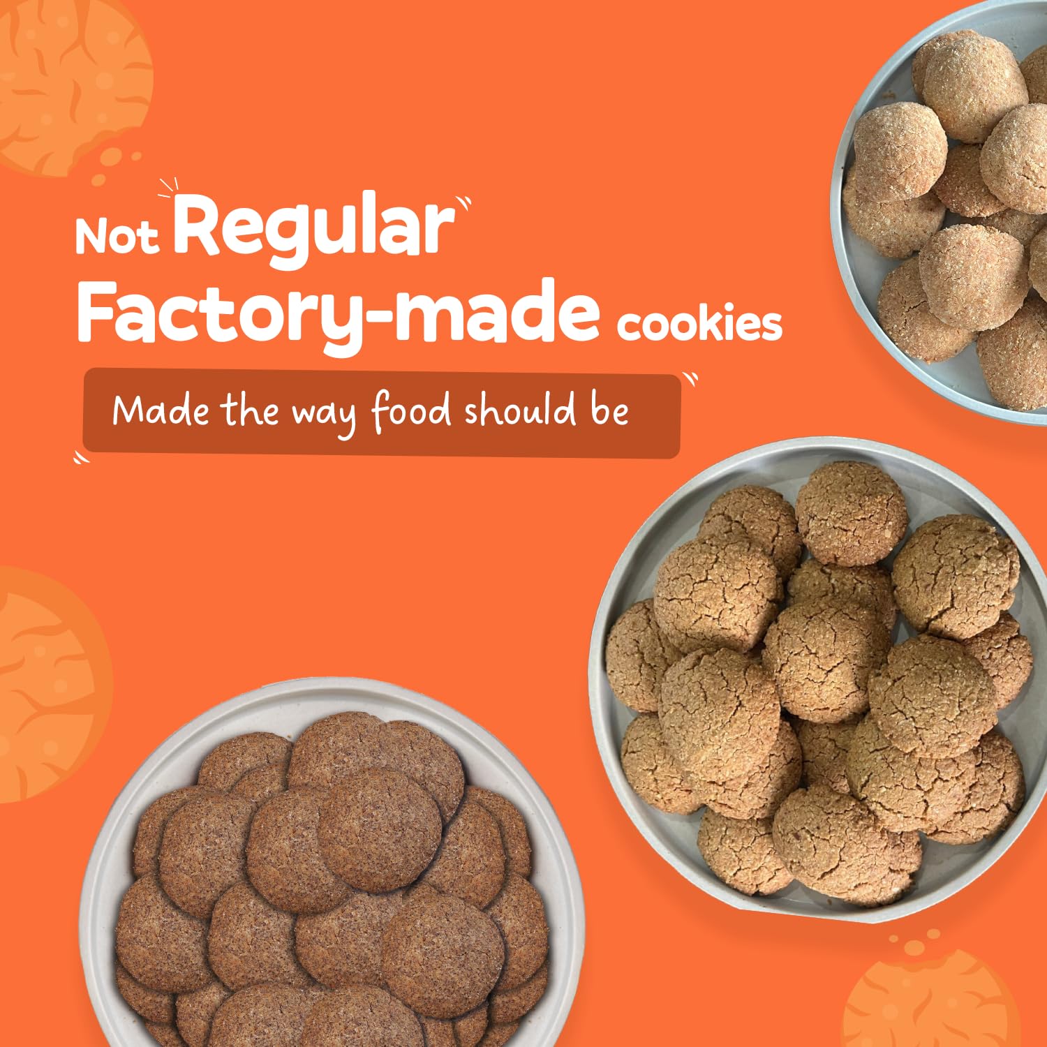 Hungry Bums Almond Cookies - Pack fo 2 320gm