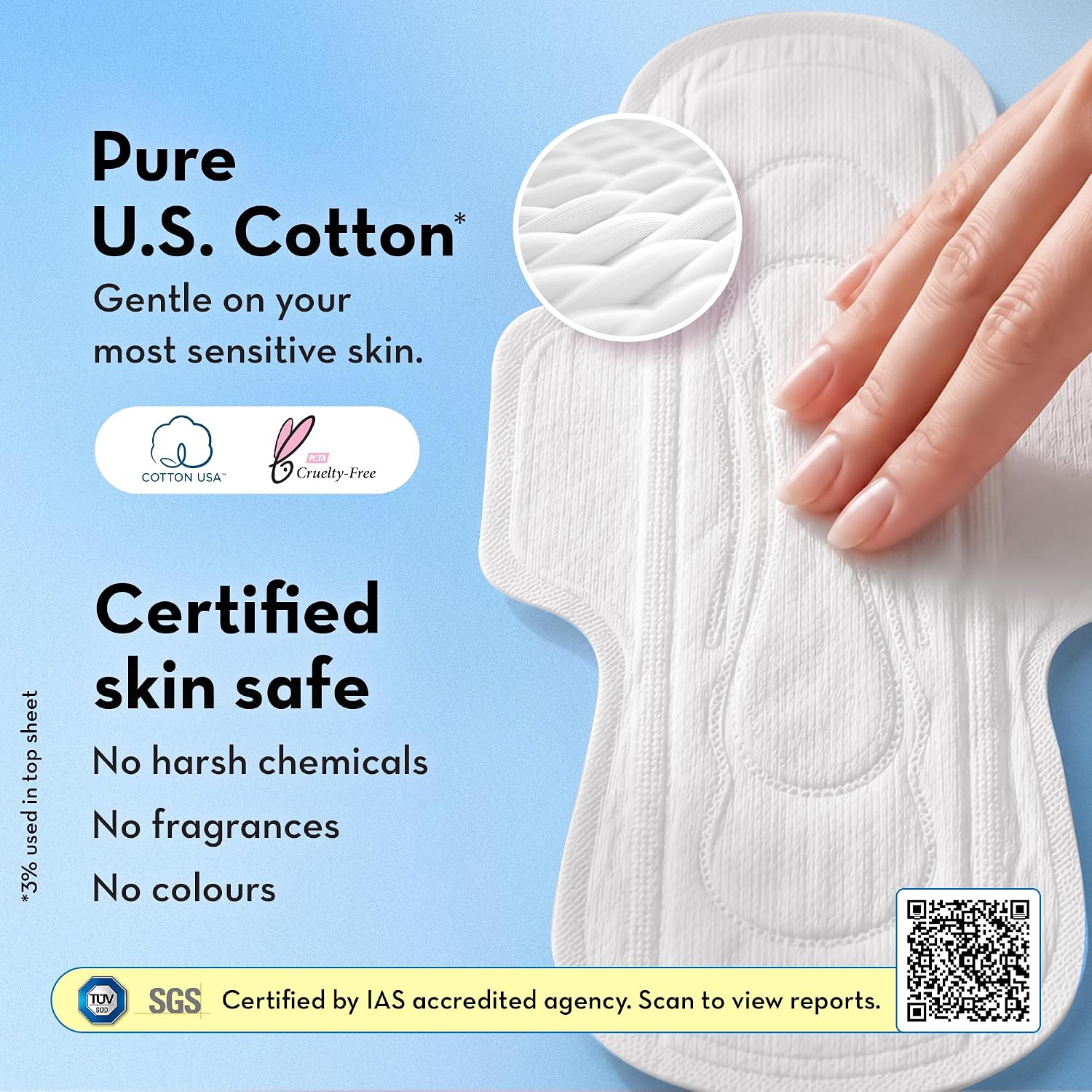 Plush Ultra-Thin Sanitary Napkins for Women, 12 Pcs | Super Absorbent Heavy Flow XXL Pads + 2 Panty Liners