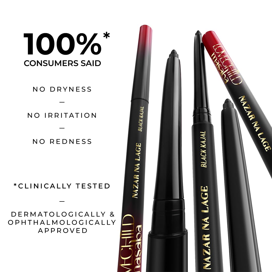 LoveChild Masaba Kajal Pencil Coal Black Matte