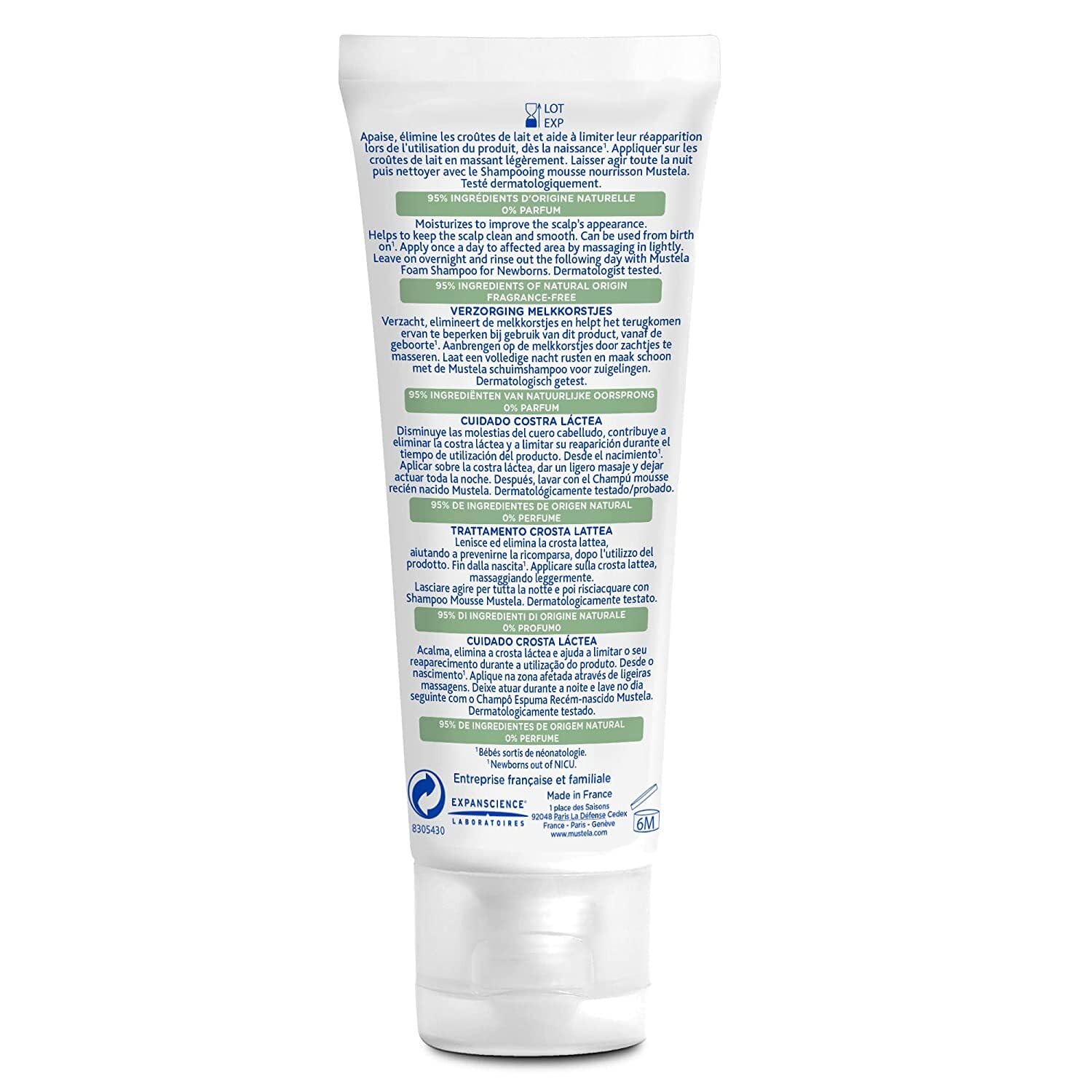 Mustela Baby Cradle Cap Cream 40ml