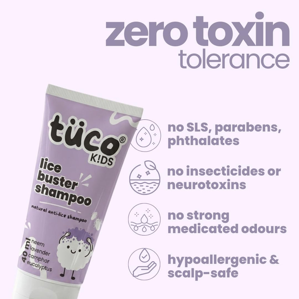 Tuco® Kids Natural Lice Buster Shampoo, 40ml