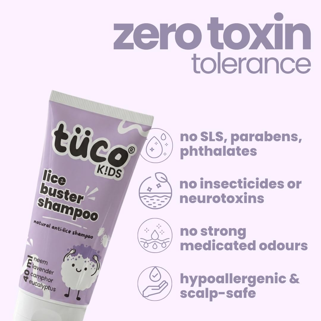 Tuco® Kids Natural Lice Buster Shampoo, 40ml