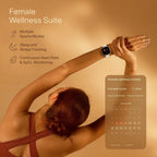 boAt Chrome Ivory Smart Watch for Women, co-Designed with GIVA, 1.7" AMOLED Display, 1000 nits Brightness, Premium Metallic Build, Female Wellness Tracker smartwatch for Women (Pearl Glow)