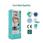 Bambo Nature Premium Baby Pants Diapers for Kids XL Size (11-17 Kgs), Super Absorbent, Breathable, Extra Soft, Dermatologically Tested Nappies, Bamboo Diaper With Wetness Indicator, 38 Count