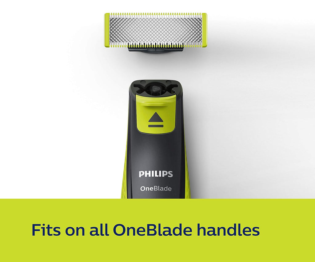 PHILIPS Hp8100/60 Hair Dryer & Qp210/50 Oneblade Replaceable Blade (Lime),1000 Watts