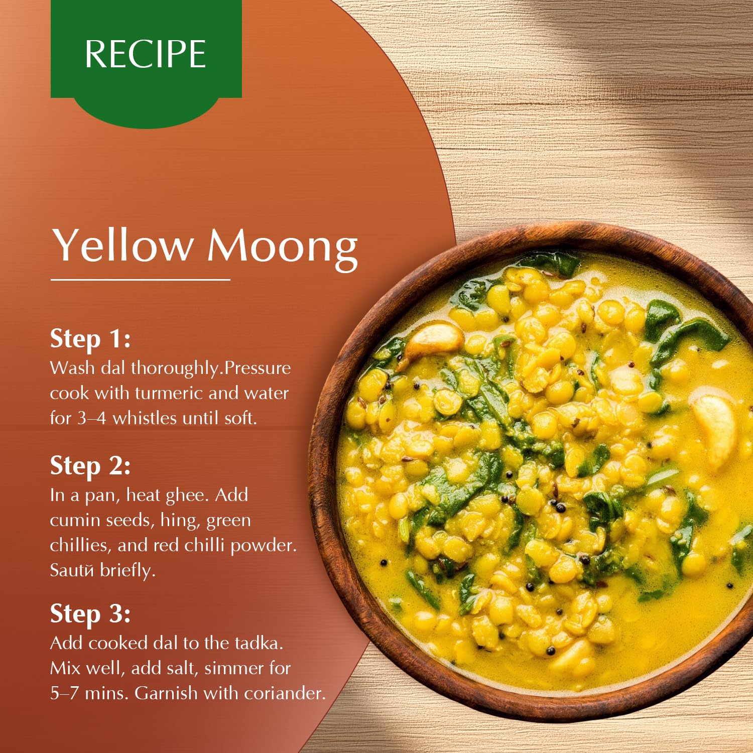 Vedaka Unpolished Yellow Moong Dal | 1 Kg