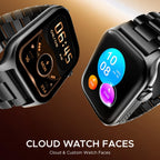 boAt Ultima Ember smartwatch with 1.96” AMOLED Display, AOD, Personalized Fitness Nudges, Functional Crown,100+ Sports Modes, Create Your Own Watchface, smartwatch for man and Woman (Steel Black)