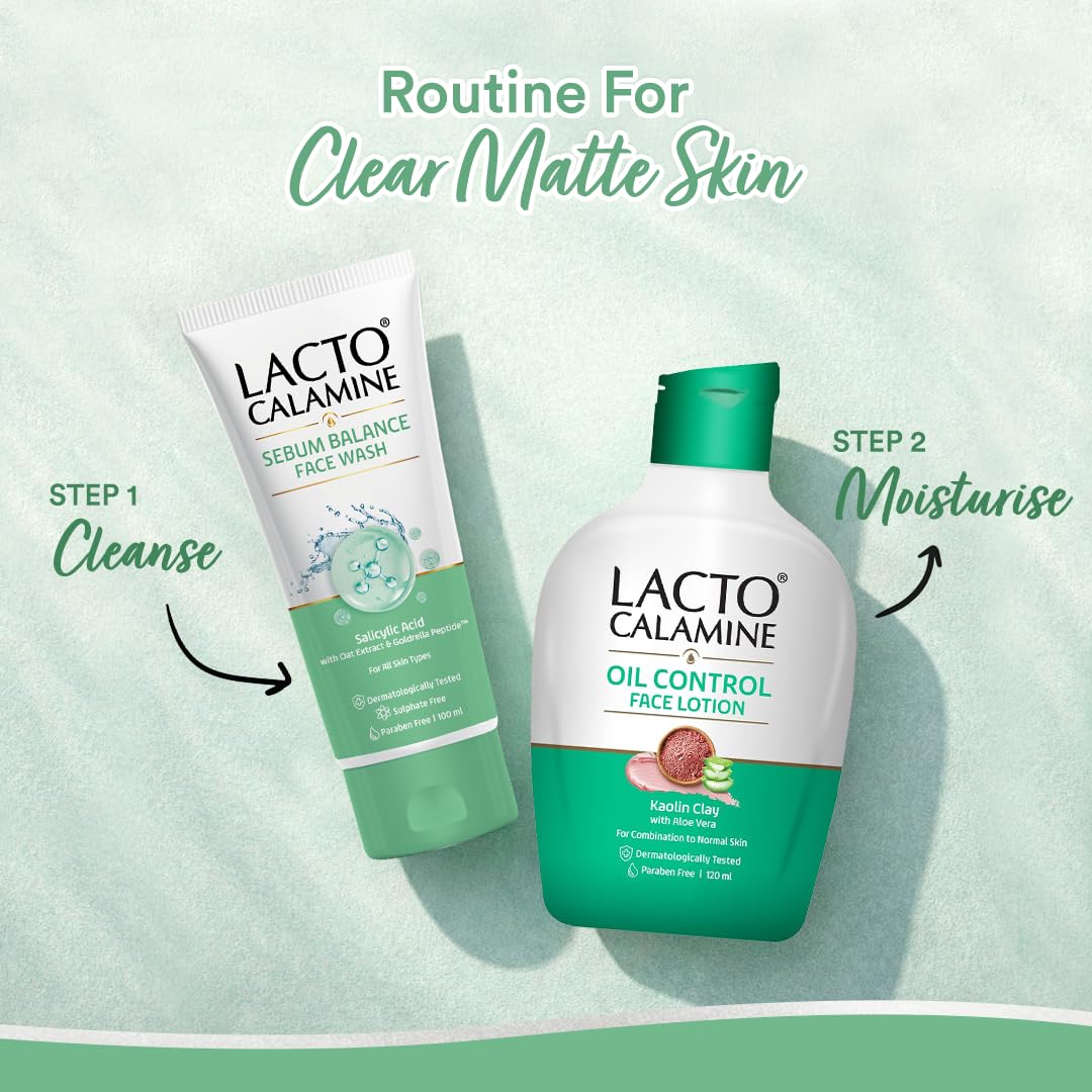 Lacto Calamine Sebum Balance Face Wash