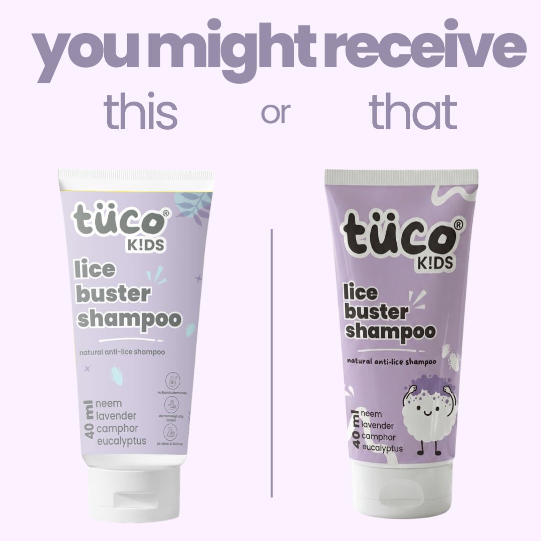 Tuco® Kids Natural Lice Buster Shampoo, 40ml