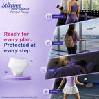 Stayfree ProComfort Period Panty for Women | Disposable Period Pants Pack of 10, M - L | Air Soft Cover | 360° Leakage Protection for Heavy Flow | Snug Fit | Odour Control