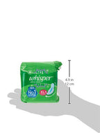Whisper Ultra Clean Sanitary Pads for Women, XL Plus, Pack of 60 Napkins