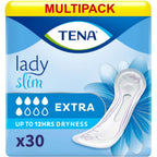 TENA Lady Extra Bladder Control Pads for Medium,Unexpected Urine Leaks | 30 Pcs | Incontinence Pads for Women | 31 Cm Long | World's Leading Incontinence Brand
