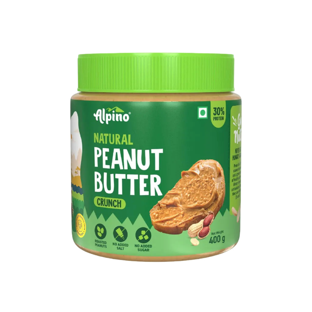ALPINO Natural Peanut Butter Crunch 400g