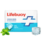 LIFEBUOY Ice Bath Soap Combo Pack of 5, 125g each, for Rapid Heat Relief, with Menthol and Cool Sense Actives, Refreshing Fragrance, Designed for Indian Summer, for Men and Women Visit the Lifebuoy Store