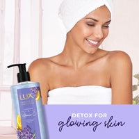 LUX Lavender & Vitamin C, Illuminating Body Wash, 400 ml, for Radiant and Detoxified Skin, with 100% Natural Origin Lavender & Himalayan Oil, Mild and Gentle, Plant Based Cleanser