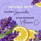 LUX Lavender & Vitamin C, Illuminating Body Wash, 400 ml, for Radiant and Detoxified Skin, with 100% Natural Origin Lavender & Himalayan Oil, Mild and Gentle, Plant Based Cleanser