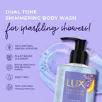 LUX Lavender & Vitamin C, Illuminating Body Wash, 400 ml, for Radiant and Detoxified Skin, with 100% Natural Origin Lavender & Himalayan Oil, Mild and Gentle, Plant Based Cleanser