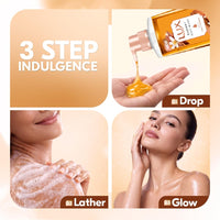 LUX Sandal Spell Bodywash, 750ml, for Soft & Smooth Skin, with Niacinamide & Sandalwood Fragrance, Quick Rinse, UpTo 12H^ Long-Lasting Fragrance